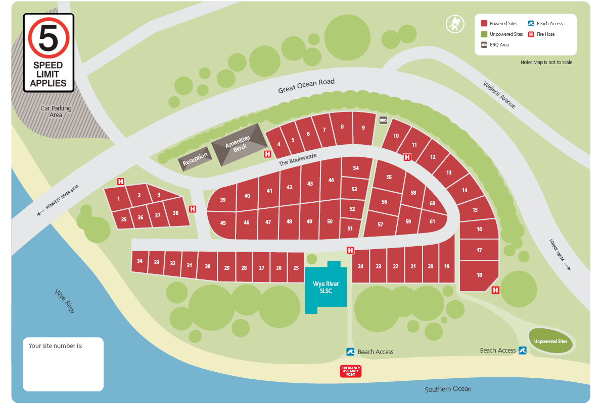 Camping Grounds Facilities Wye River Beachfront Campground